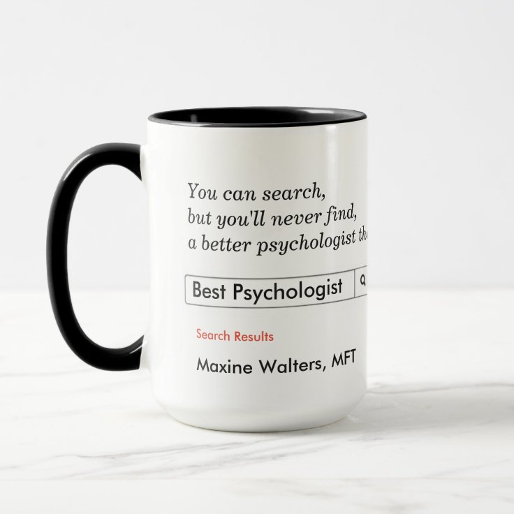 Custom Gift for Psychologists Mug Zazzle