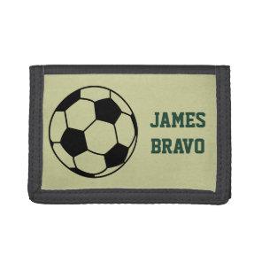 Custom Gift Kids Girl Soccer nice  wallet football