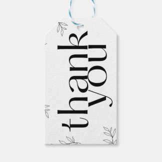 Custom Gift Tag, Thank You Message Gift Tags