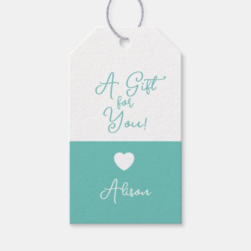 Custom Gift Tag _ The Perfect Finishing Touch