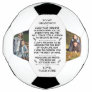 Custom Gift To My Grandson with 2 Photos Soccer Ball