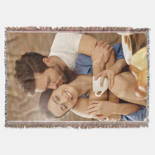 Custom Gift Wedding Grandma Personalized Memorial  Throw Blanket (Front)