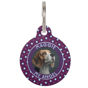 Custom Gifts For Pet Owner Hexagon Pattern ID Tag