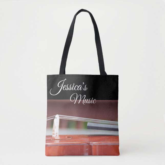 Custom Gifts for Violin Players Tote Bag (Front)