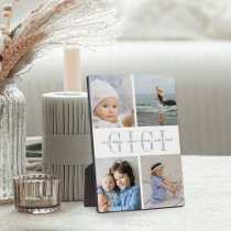 Custom "Gigi" Grandchildren Photo Collage Plaque