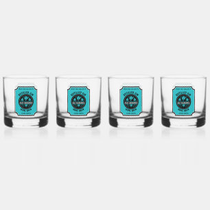 Custom Gin Bottle Whiskey Glass