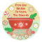 Custom Gingerbread Christmas Cookies Stickers