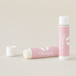 Custom girl baby shower lip balm party favor gift<br><div class="desc">Custom girl baby shower lip balm party favor gift. Baby footptints logo lipbalm sticks in fun flavors. Personalized design with cute feet prints and handlettered typography template. Add your own unique name, funny quote or slogan. Luxury give away idea for glamorous bridalshower party or child's 1st Birthday. Change quantity to...</div>
