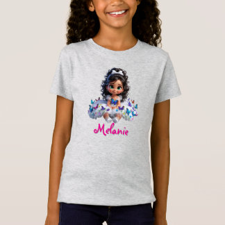 Custom girl t-shirt with name