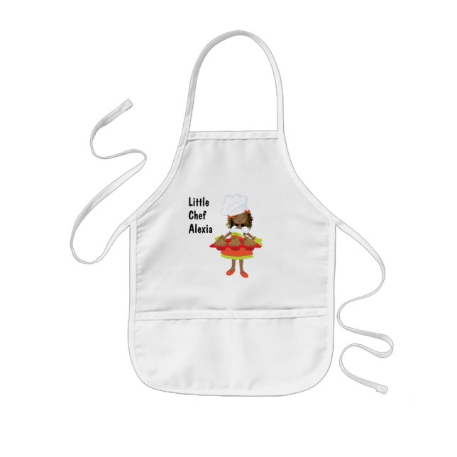 Custom Girl Toddler Kids' Apron (Front)
