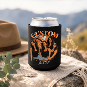 CUSTOM Girlfriend Boyfriend Wife Bachelorette Dog Can Cooler
