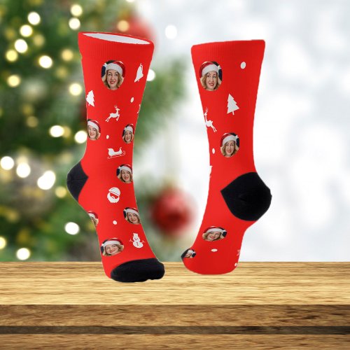 Custom Girlfriend Christmas Socks