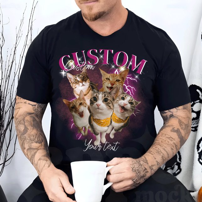 Custom Girlfriend Face Bootleg Rap T-Shirt (Creator Uploaded)