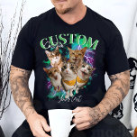 Custom Girlfriend Face Bootleg Rap T-Shirt<br><div class="desc">Bring the bold energy of the 90s back with this customizable vintage bootleg-style tee. Designed as a flexible template, it gives you the chance to create your own unique shirt inspired by the retro graphics and oversized designs that defined the decade. Whether you want to make a classic rap bootleg...</div>