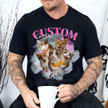 Custom Girlfriend Face Bootleg Rap T-Shirt<br><div class="desc">Bring the bold energy of the 90s back with this customizable vintage bootleg-style tee. Designed as a flexible template, it gives you the chance to create your own unique shirt inspired by the retro graphics and oversized designs that defined the decade. Whether you want to make a classic rap bootleg...</div>