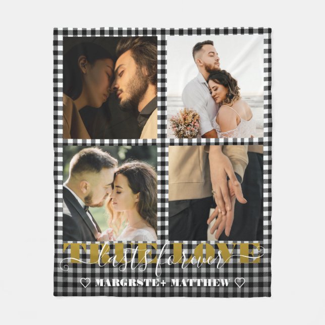 Custom Girlfriend Gift For Birthday Fleece Blanket (Front)