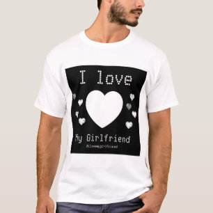 Custom Girlfriend Photo Love Gift T-Shirt