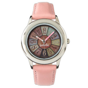 Custom Girls Name  Glitter Strap Kids Watch