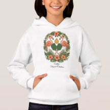 Custom Girl's Preppy Pickleball Tropical Christmas