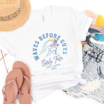 Custom Girls Trip Destination Summer Beach Group T-Shirt<br><div class="desc">Get ready for your next girls' trip with our customizable destination t-shirt! This comfortable tee allows you to represent your destination (city,  state,  beach!) and year in style. Perfect for creating unforgettable memories and capturing hilarious vacation pics.</div>