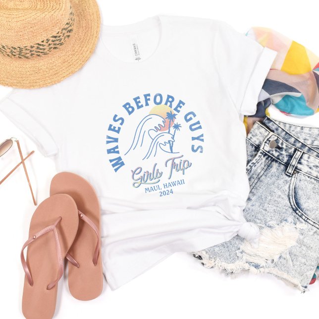 Custom Girls Trip Destination Summer Beach Group T-Shirt (Custom Girls Trip Destination Summer Beach Group T-Shirt)