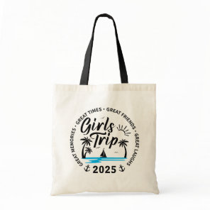 Custom Girls Trip Group Matching Beach Vacation Tote Bag