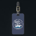 Custom Girls Trip Group Matching Cruise Vacation Luggage Tag<br><div class="desc">This custom Girls Trip T-shirt is the perfect uniform for your 2025 girls trip,  bachelorette bash,  cruise trip,  or weekend getaway. This luggage tag is perfect for group photos,  beach walks,  wine tours,  or just causing a little stylish chaos.</div>