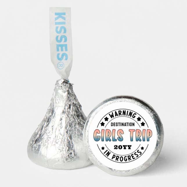 Custom Girls Trip in Progress Gradient Funny Hershey®'s Kisses® (Front)