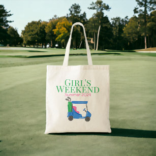 Custom Girls Weekend Bachelorette Golf Tote Bag