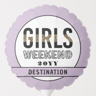 Custom Girls Weekend Girls Trip Vacation Balloon