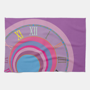 Custom girly pretty swirl circles tornado cute art towel