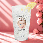 Custom Glass, Baby Glass, Dad Birthday Gift, Face Glass<br><div class="desc">Custom Glass,  Baby Glass,  Dad Birthday Gift,  Face Glass,  Best Gift For Daddy Mom Grandma Grandpa</div>