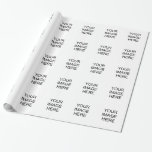 Custom Glossy Wrapping Paper<br><div class="desc">Create your own custom glossy wrapping paper</div>