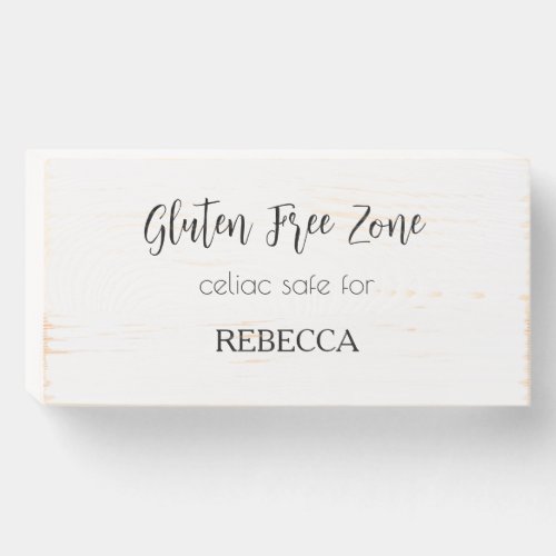 Custom Gluten Free Sign 