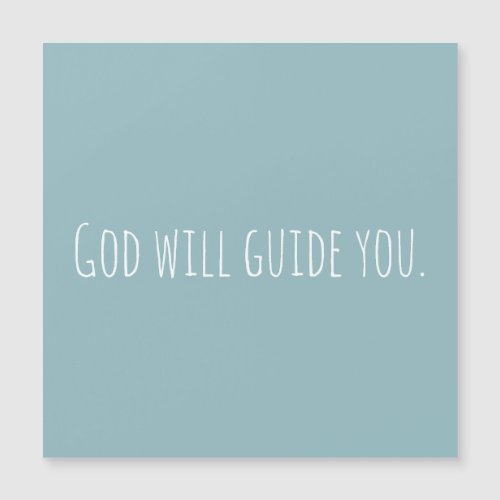 Custom God Will Guide You Faith Modern