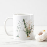 Custom Gold Botanical Eucalyptus Monogram  Coffee Mug<br><div class="desc">This is our NEW Detailed Faux Gold Eucalyptus Monogram MUG

WE CAN PRODUCE THIS mug IN ANY LETTER REQUIRED!!!  PLEASE CONTACT US AND WE WILL DESIGN YOURS

*YOU CAN CONTACT US VIA THE DESIGNER CONTACT BUTTON*</div>