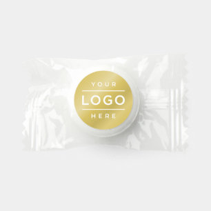Custom Gold Business Logo Company Branded Life Saver® Mints