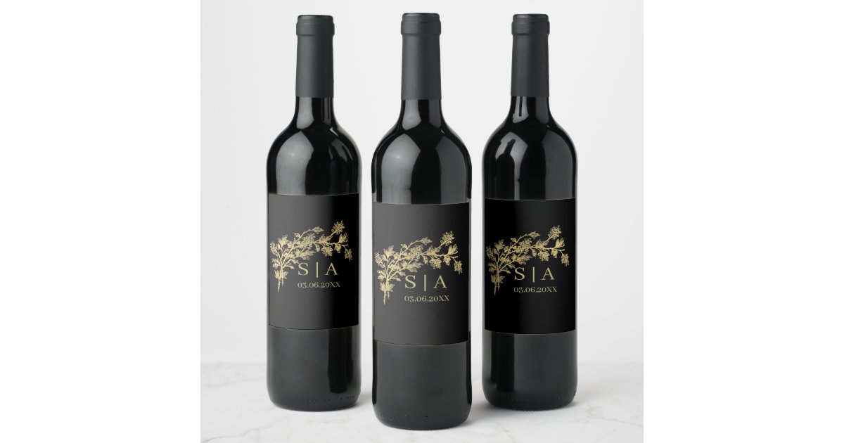 Modern Monogram Personalized Wine Tumbler