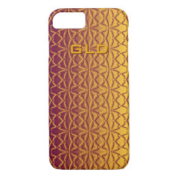 Custom Gold iPhone 7 Case