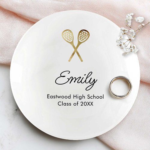 Custom Gold Lacrosse Graduation Stocking Stuffer