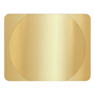 Custom Gold Look Blank Glamour Template Modern Door Sign