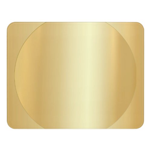 Custom Gold Look Blank Glamour Template Modern Door Sign