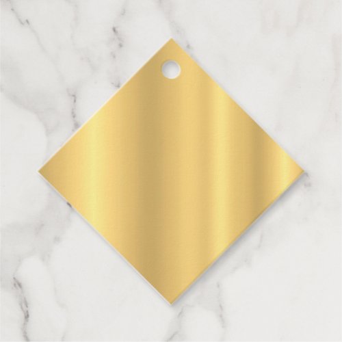 Custom Gold Look Elegant Blank Template Modern Favor Tags