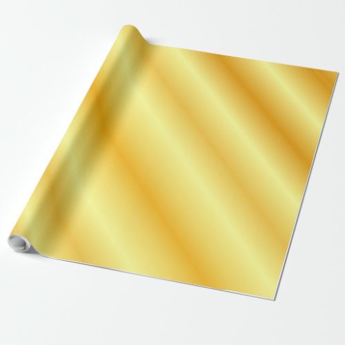 Custom Gold Look Elegant Modern Template Gift Wrapping Paper