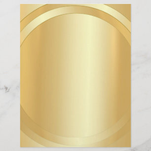 Custom Gold Look Glamour Template Add Your Text Letterhead