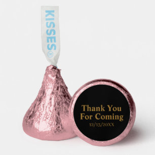 Custom Gold Thank You For Coming Hershey®'s Kisses®