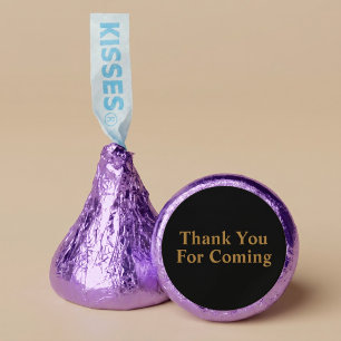 Custom Gold Thank You For Coming Hershey®'s Kisses®