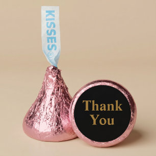 Custom Gold Thank You Hershey®'s Kisses®
