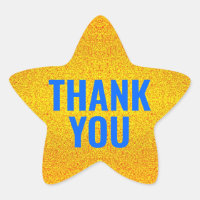Custom Gold Thank You