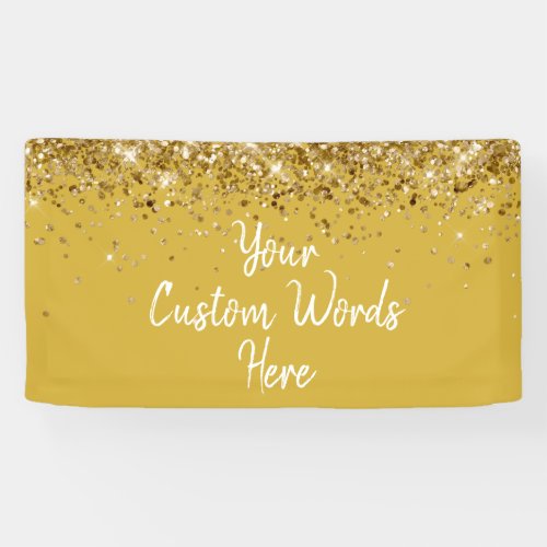 Custom Gold White Birthday Party Photo Booth Prop